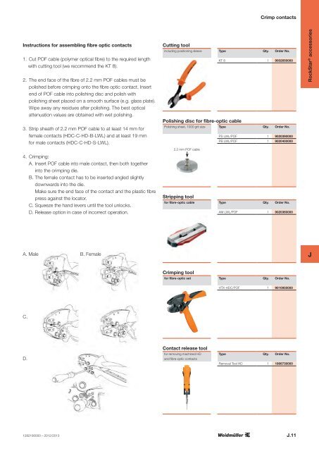 ÐÐ°ÑÐ°Ð»Ð¾Ð³ Weidmuller: RockStarÂ® â Heavy Duty Connectors