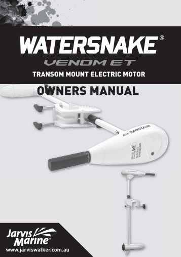 Watersnake Venom ET Manual - Jarvis Walker
