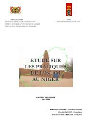 ETUDE SUR LES PRATIQUES DE L'ISLAM AU NIGER - LIPortal