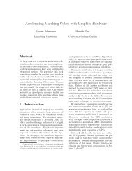 Accelerating Marching Cubes with Graphics Hardware - University ...