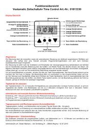 Vestamatic Zeitschaltuhr Multi Time Control PDF ...