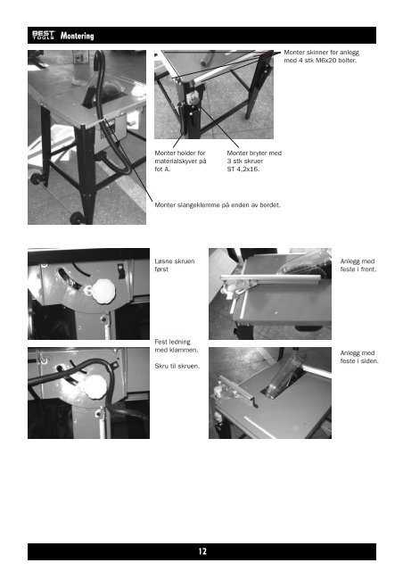 Table Saw ByggsÃ¥g Byggsag