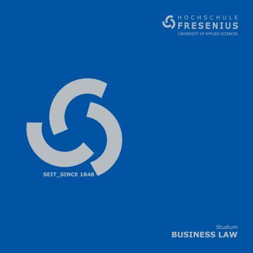 BUSINESS LAW - Hochschule Fresenius