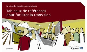 Tableaux de rÃ©fÃ©rences pour faciliter la transition - Affaires ...