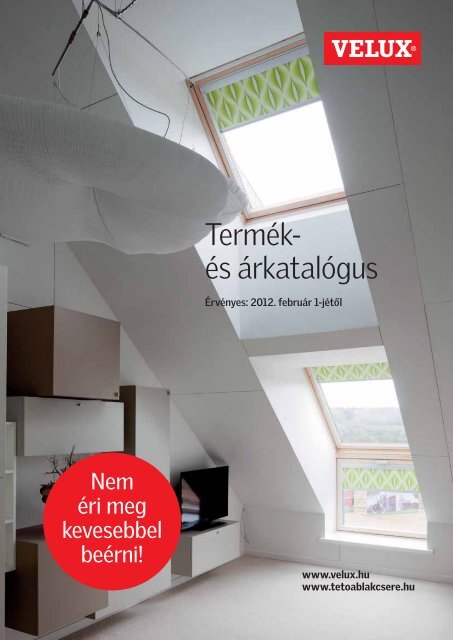 TermÃ©k- Ã©s Ã¡rkatalÃ³gus - Velux