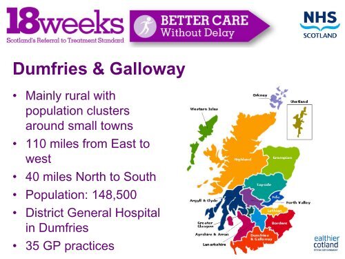 Mark Sindall, NHS Dumfries and Galloway [PDF - 227Kb] - 18 Weeks