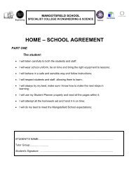 Home-School Agreement Policy (pdf) - Mangotsfield School