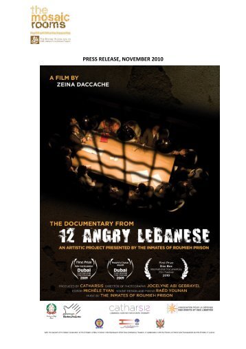 Film 12 Angry Lebanese by Zeina Dacacche - The Mosaic Rooms