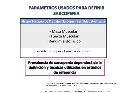 Sarcopenia: epidemiología América Latina. Rossana Apaza Pino.