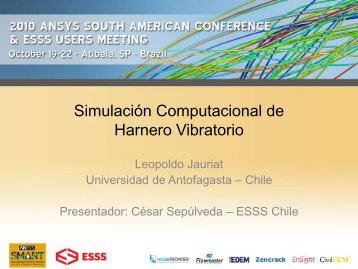 Simulación Computacional de Harnero Vibratorio - ESSS