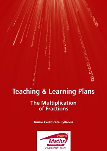 Teaching & Learning Plans - Project Maths