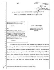 Order Denying Impact Defendants' Motion To Dismiss