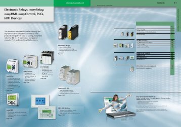 Electronic Relays, Relay, HMI, Control, PLCs, HMI Devices