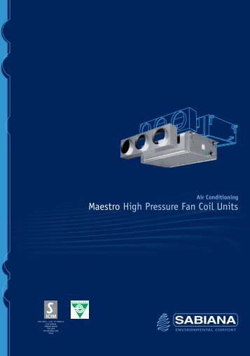 Maestro High Pressure Fan Coil Units - BTK