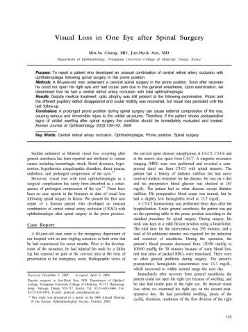 PDF (806.41 KB) - Korean Journal of Ophthalmology