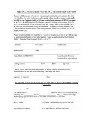 Criminal Record Request Form