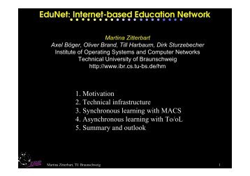 EduNet: Internet-based Education Network