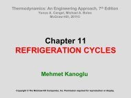 Chapter 11 REFRIGERATION CYCLES - Kostic