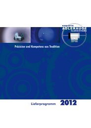 Lieferprogramm 2012 - Kornoptik Adlerauge