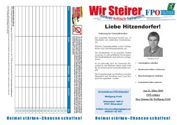 Gemeindekurier Ausgabe 1 - FPÃ Steiermark