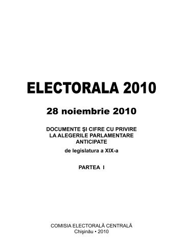 ELECTORALA 2010 - Comisia ElectoralÄ CentralÄ