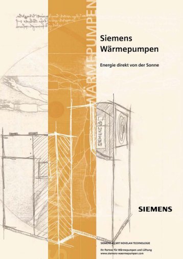 Compacte Novelan-Siemens Wärmepumpen - Alex Ackermann AG