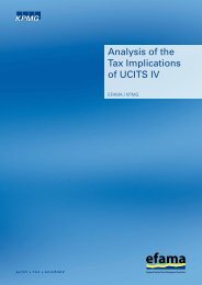 Analysis of the Tax Implications of UCITS IV - Fund Academy, Aus