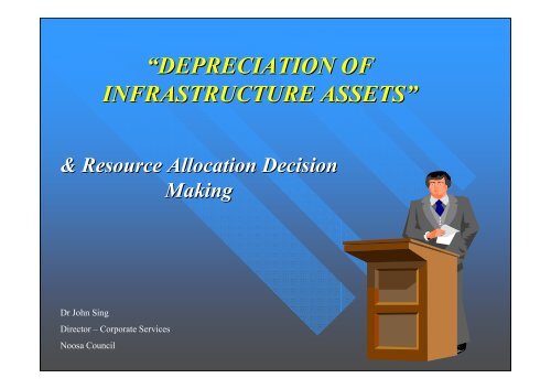 Depreciation of Infrastructure Assets & Resource Allocation Decision ...