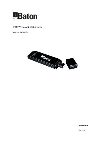 150M Wireless-N USB Adapter - iBall Baton