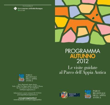 PROGRAMMA AUTUNNO 2012 - Parco Appia Antica