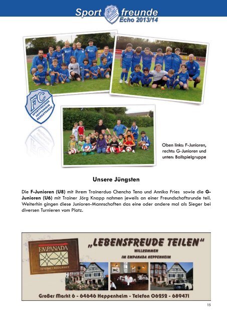 Sportfreunde-Echo 2013/14 - FC Sportfreunde Heppenheim