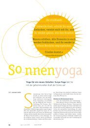 Interview mit Hira Manek zum Herunterladen (PDF) - Sonnen-Yoga