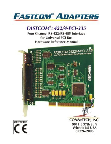 422/4-PCI-335 - Commtech-fastcom.com