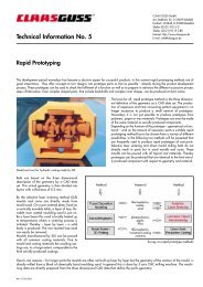 Technical Information No. 5 - CLAAS GUSS GmbH