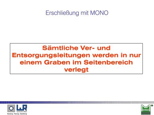 MONO Erschliessungssystem - Ingenieurbüro Röper