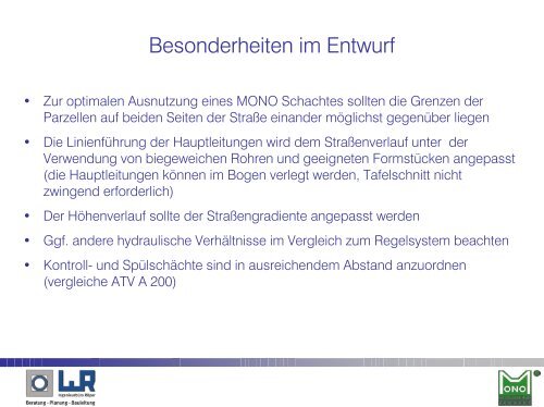 MONO Erschliessungssystem - Ingenieurbüro Röper