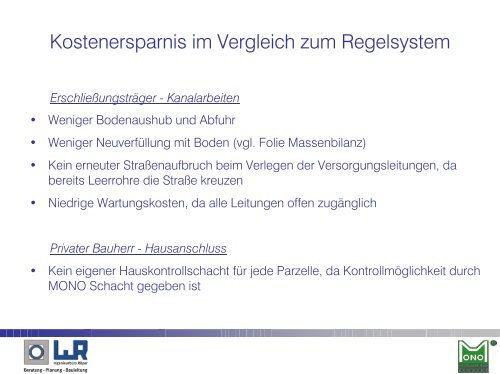 MONO Erschliessungssystem - Ingenieurbüro Röper