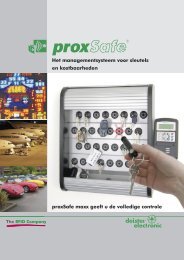 proxSafe maxx geeft u de volledige controle Het ...