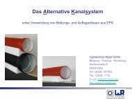 Alternatives Kanalsystem - Vortrag 