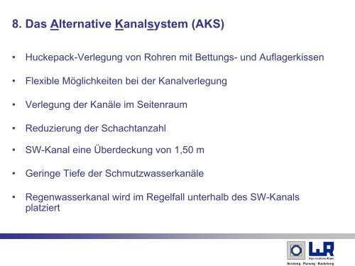 Alternatives Kanalsystem - Vortrag "Berlin" - Ingenieurbüro Röper