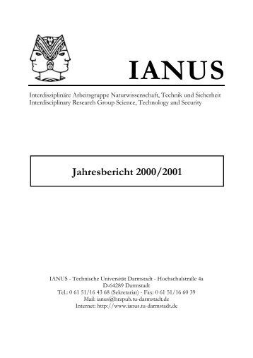 Jahresbericht 2000/2001 - IANUS - Technische Universität Darmstadt