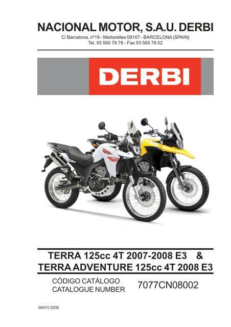 Derbi Terra 125 ccm 4-takt E3