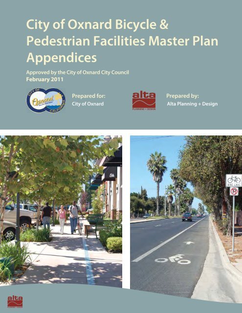 City of Oxnard - Bicycle and Pedestrian Master Plan Appendices