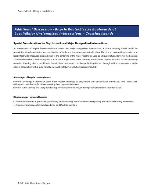 City of Oxnard - Bicycle and Pedestrian Master Plan Appendices