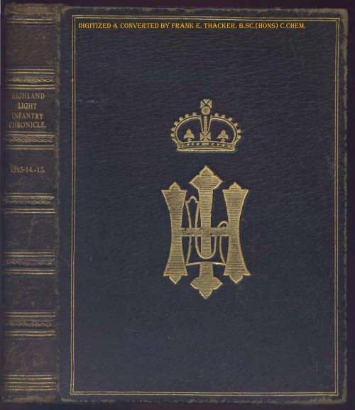 HLI Chronicle 1915 - The Royal Highland Fusiliers