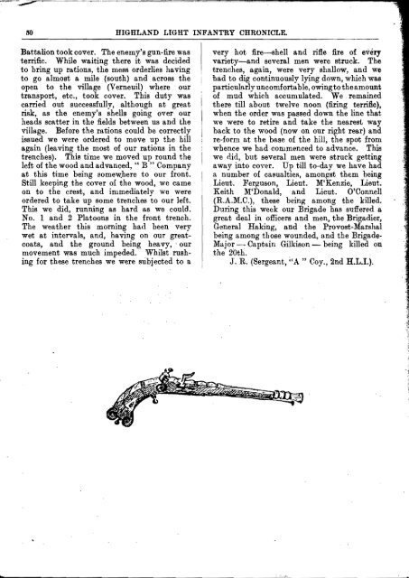 HLI Chronicle 1915 - The Royal Highland Fusiliers