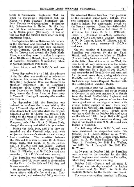 HLI Chronicle 1915 - The Royal Highland Fusiliers