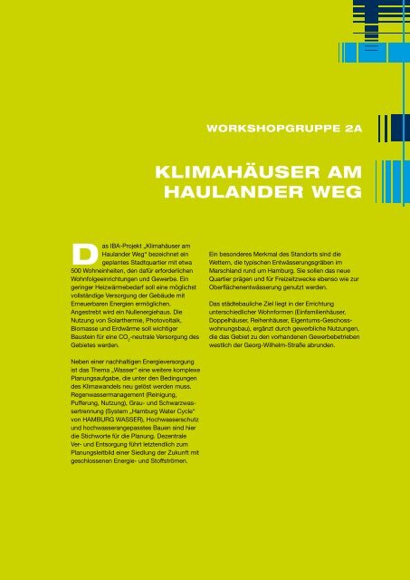 ARCHITEKTUR IM KLIMAWANDEL - IBA Hamburg