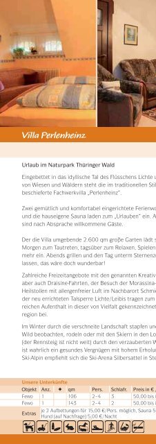 Katalog Kreativer Landurlaub - Naturpark ThÃ¼ringer Schiefergebirge ...