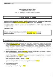 DISCIPLINARE DI GARA - Poste Italiane